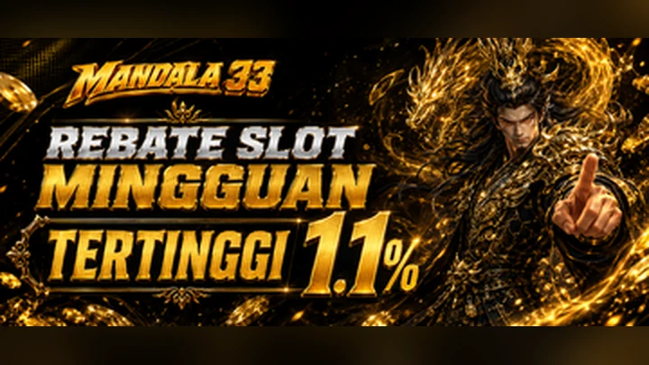 REBATE SLOT MINGGUAN 1.1%