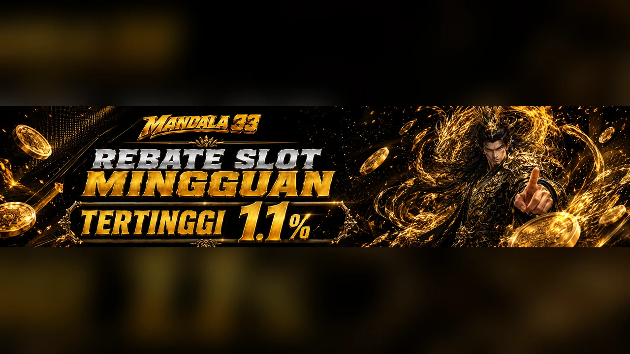 REBATE SLOT MINGGUAN 1.1%